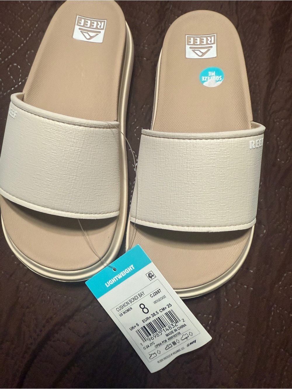 Reef Women’s Slide Sandals in Light Beige